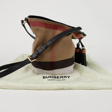 BURBERRY Ashby Kleine Hobo Schulter Crossbody Tasche 155436131