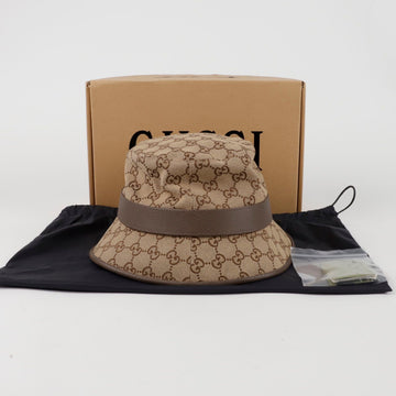 GUCCI GGキャンバスフェドーラ Lサイズ 576587 155485868