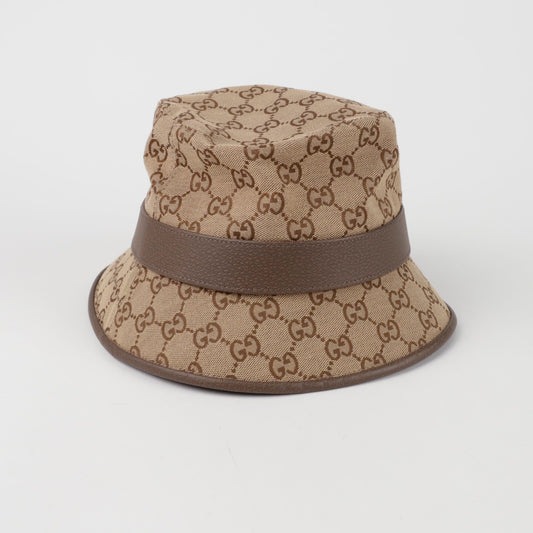 GUCCI GGキャンバスフェドーラ Lサイズ 576587 155485868 [P]