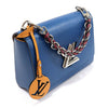 LOUIS VUITTON Twist MM Schultertasche, Blue Epi Leder, M53922 155923844 [P]