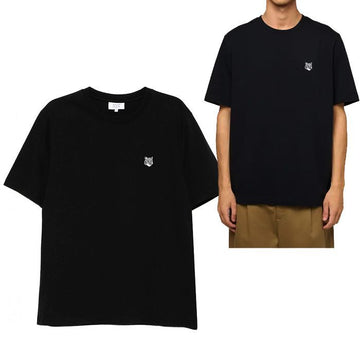 Maison Kitsune Gray Fox Head Comfort Fit T-Shirt 155923890
