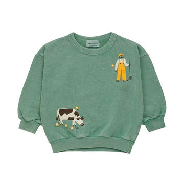 Bobo Choses Kids Green Palm Adventure Sweatshirt 155923893