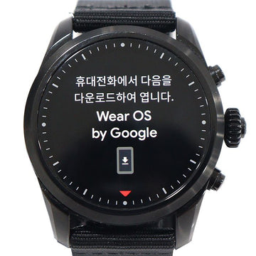 MONTBLANC 42MM ブラックスチール サミット2 スマートウォッチ メンズウォッチ 155923907