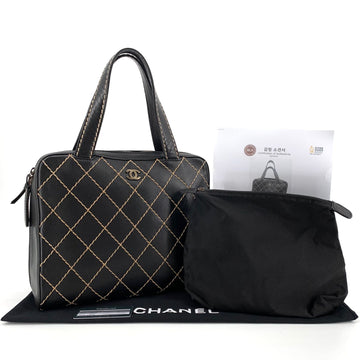 CHANEL Wildstitch Gold Tote Bag 155924050