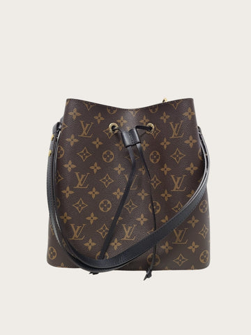 LOUIS VUITTON モノグラム ネオノエ バケットバッグ ブラック 155924056
