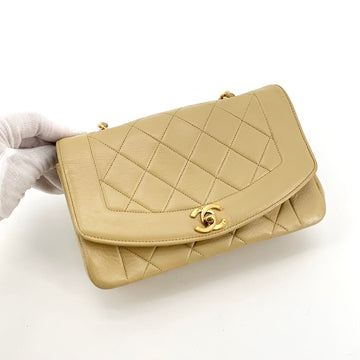 CHANEL ラムスキン ダイアナ フラップバッグ ショルダーバッグ 155924070