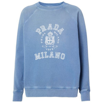 PRADA コットンクルーネックスウェットシャツ 132395612