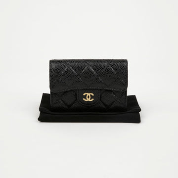 CHANEL キャビア クラシック カードホルダー 財布 AP0214 155486049
