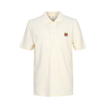 MAISON KITSUNE [Limitierte Edition/30 Stück] 26SS Foxhead Herren Polo T-Shirt PM00209KP0002 0063 155926519