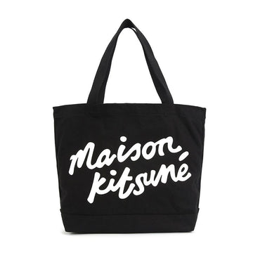 MAISON KITSUNE [Einzelstück/30 Stück Limitiert] 26SS Handschrift Tote Bag Eco Bag PW05124WW9042 P199 155927018