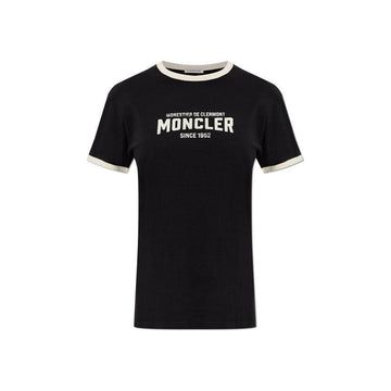 Moncler Flock Logo T-Shirt Black 8C000 31 89AUO P90 154443275
