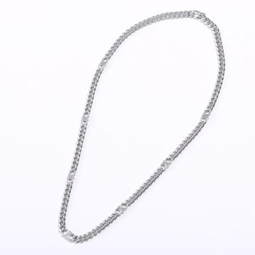 CELINE Halskette mit kleinem Gourmet-Link aus Messing mit Rhodium-Finish 153843065