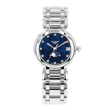Longines Prima Luna Moonphase Women's Metal Watch L8.115.4.98.6 144646796