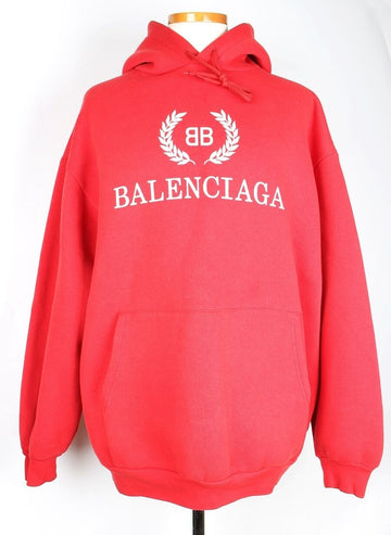 Balenciaga Laurel Embroidered Logo Hoodie T-Shirt M (100 105) 155938035
