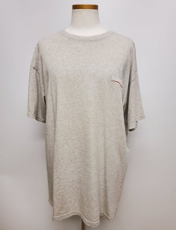 BALENCIAGA ウェーブロゴ 半袖 Tシャツ グレー XL(105) 155938993