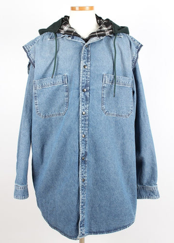 BALENCIAGA Denim Zwillings-Layered-Shirt 40(105) 155939793