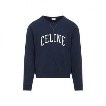 CELINE Regular Sweatshirt aus Baumwollfleece 151055012
