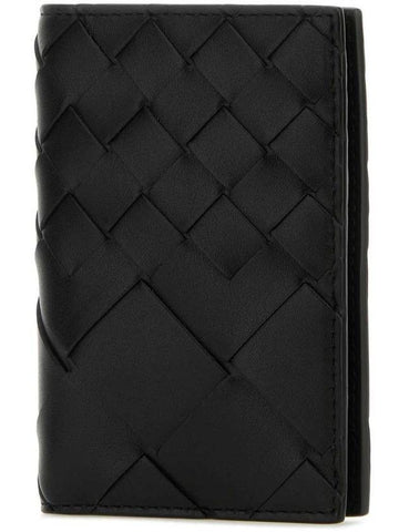Bottega Veneta Intrecciato Flap Card Case 151055153