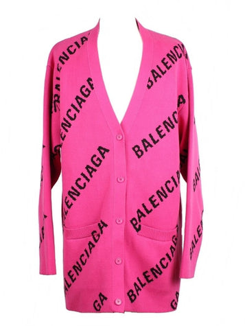 BALENCIAGA プルオーバー マルチロゴ ロングカーディガン M(100 105) 155940427