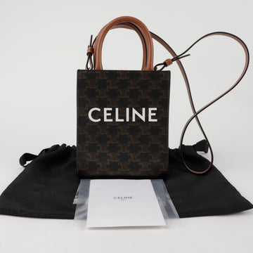 CELINE Vertikaler Cabas Mini Tote Schultertasche 194372BZK 154990510