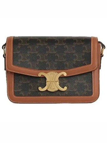Celine Teen Triomphe Canvas Shoulder Bag 151055639