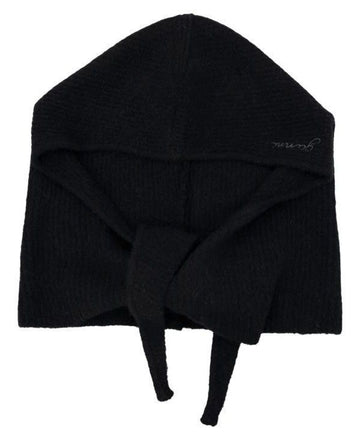 Ganni Black Soft Wool Balaclava A6223 099 151056821