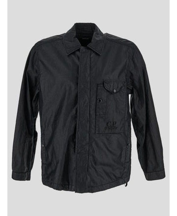 CP Company Waxed Overshirt Linen 18CMOS203A 006284G 999 151057021