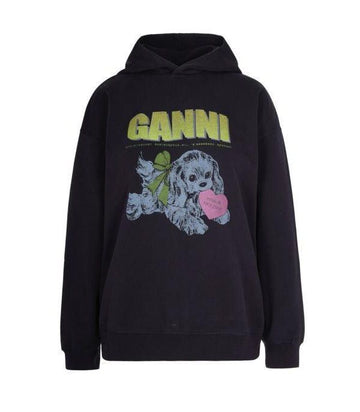 GANNI ダーク グレー パピー フーディ T4360 252 151057023