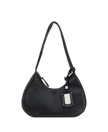 Ganni Black Medium Hobo Bag A6837 099 151057935