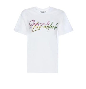 GANNI ロゴ Tシャツ プリント 半袖 T3921 151 151058573
