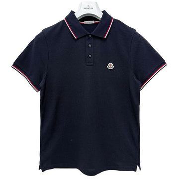 MONCLER Pique Polo T-Shirt mit -Logodruck in Dunkelblau (8A70300 84556 77X) 155940597