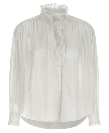 ISABEL MARANT Rüschenshirt HT0001FC B3J04E 20WH 151059788