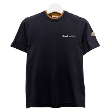 MONCLER レイヤード二重クルーネック半袖Tシャツネイビーブルー (8C00015 89AYY 742) 155940604