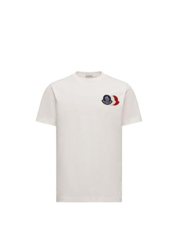 MONCLER 刺繍3カラー ロゴ コットンTシャツ 151060731