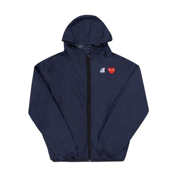 Comme Des Garcons Jacket AZ-J501-051 1 Play x K-WAY Red Double Heart Patch Men's Jacket Women's Jacket 144768418