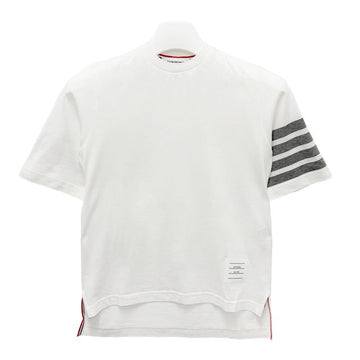 THOM BROWNE サイドストライプ 4バ 反袖Tシャツ ホワイト (FJS102G 07862 100) 155940768