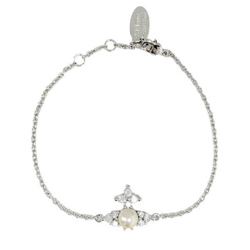 Vivienne Westwood Feodora Pearl Bracelet in Platinum White (6102023D 02P373 P373) 155940779