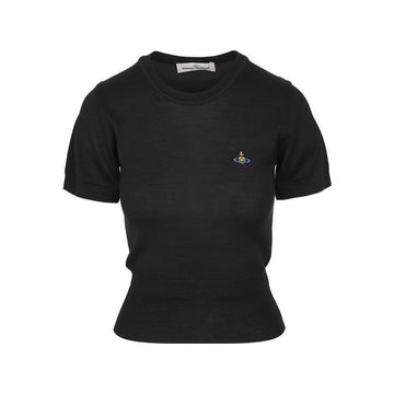 VIVIENNE WESTWOOD Wolle Seide Strick T-Shirt 153432602