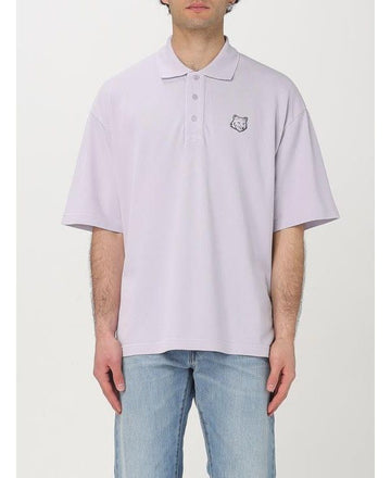 MAISON KITSUNE Overzised Polo mit boldem Fuchs Kopf Patch MM00202KJ7010 0173 151061443