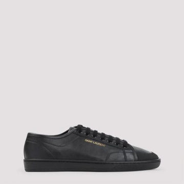 SAINT LAURENT Glattes Leder GYM Sneakers 25FW Nero 151102011