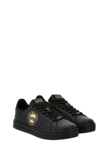 VERSACE ロゴコートスニーカー 79YA3SK1 ZPB03 G89 151103690