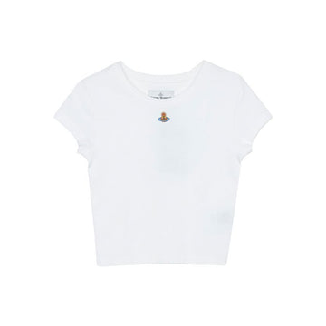 VIVIENNE WESTWOOD Damen Baby Peru T-Shirt Weiß 1G010019-J009C-A401 152318977