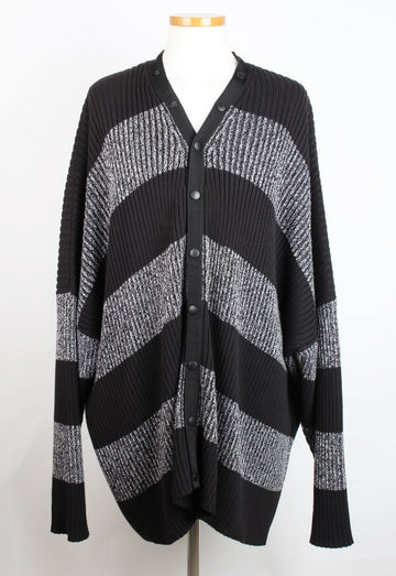 BALENCIAGA ストライプオーバーサイズカーディガン S(105) 155943661