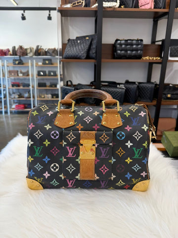 Louis Vuitton Speedy 30 Multi-Color Black (M92642) 155947316