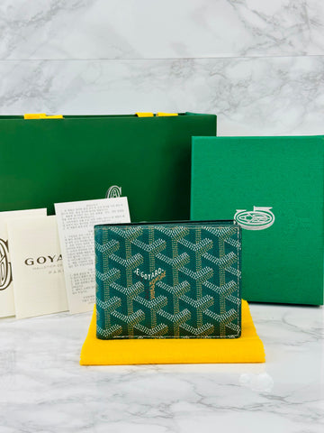 GOYARD ビクトワール財布 グリーン 155948036