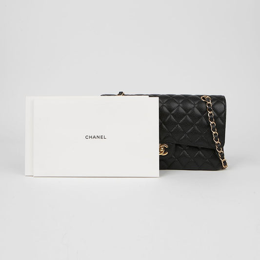 CHANEL Caviar Classic Medium Shoulder Bag A01112 155525176 [P]