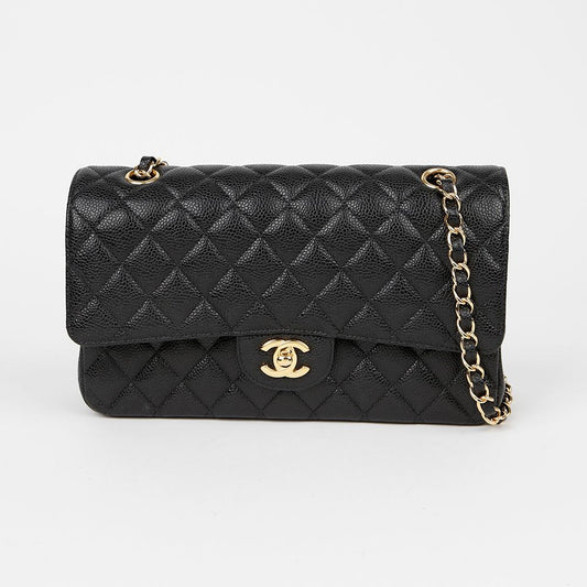 CHANEL Caviar Classic Medium Shoulder Bag A01112 155525176 [P]