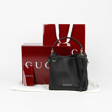 Gucci GG Emblem Small Bucket Shoulder Bag 815118 155586868