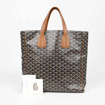 Goyard Voltaire Tote Bag Black Tan 155791611