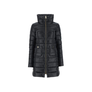 HERNO 25FW MARIA Hochkragen Leichte Steppjacke Schwarz 12017Z 9300 149318467